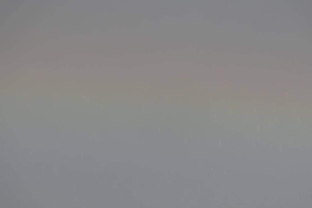 Rainbow with rainbow-colored rain by Dowlphin