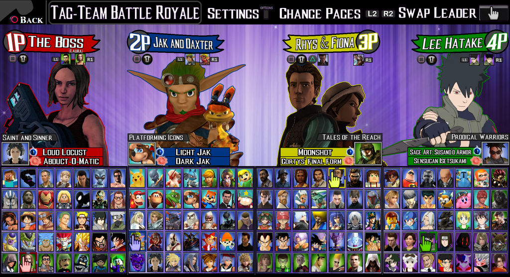 The Crossover Game MatchUp 4 by LeeHatake93 on DeviantArt