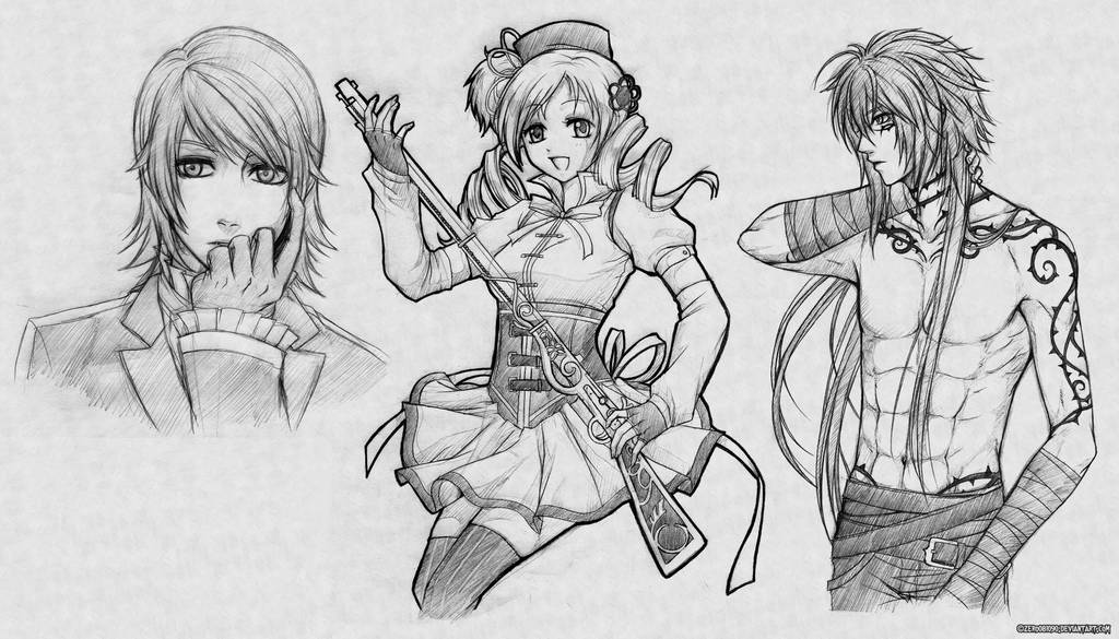 sketches #1 by zero0810