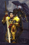 Auron/Vallery WoW Area team - Commission by MattDeMino