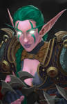 Night Elf Monk - Commission by MattDeMino