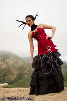 Silk and Organza Chains Gown by DaisyViktoria