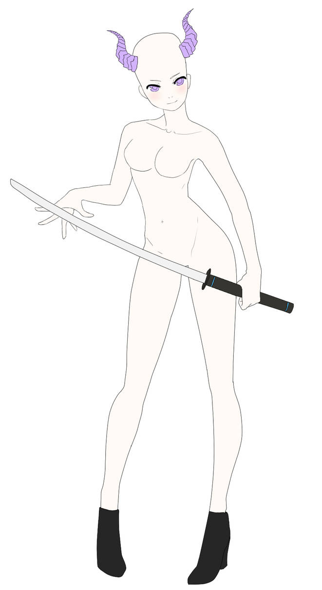 Demon Girl Base By Ramen11111 On Deviantart