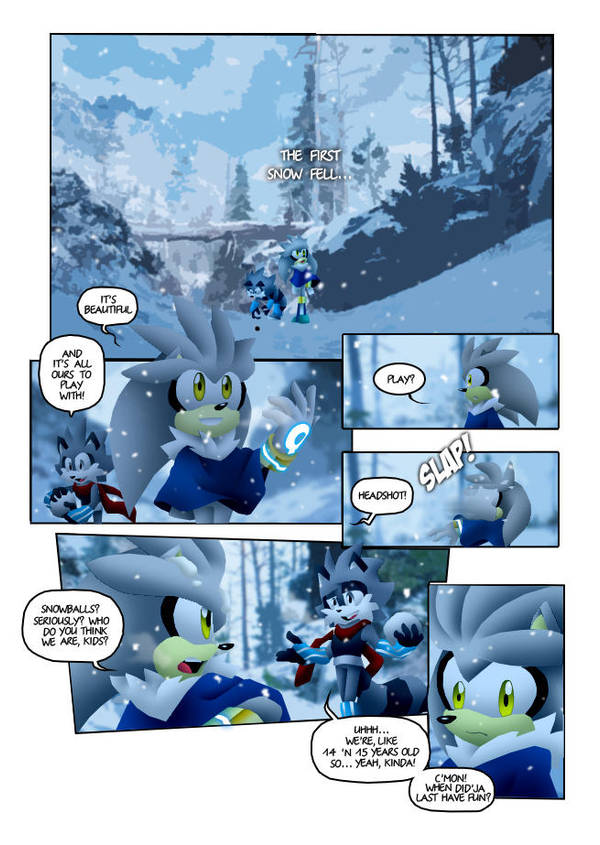''The first snow'' Page 1 (Colorized) by UnderworldCircle on DeviantArt