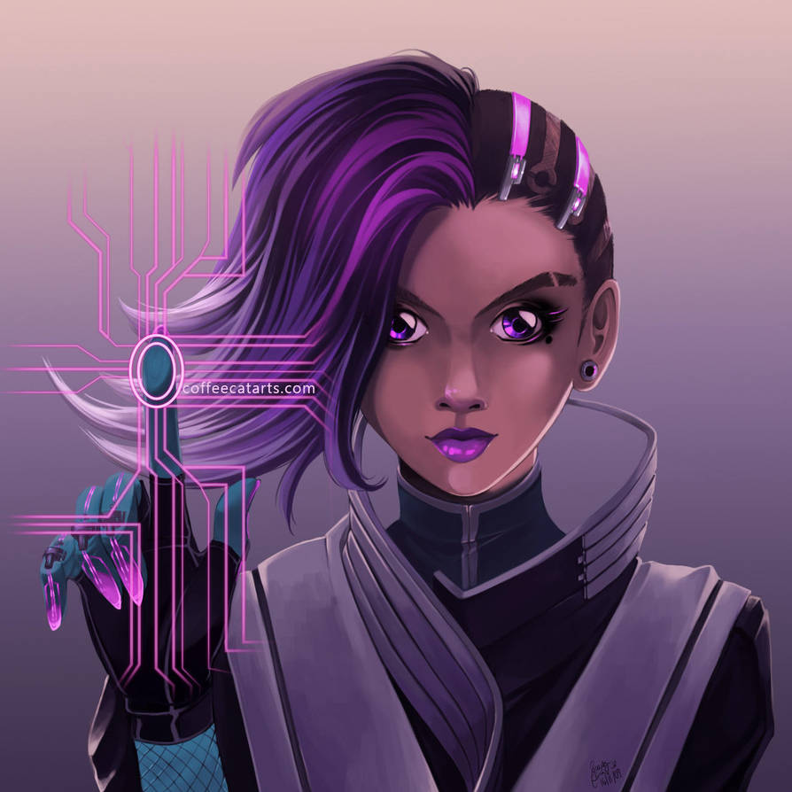 Overwatch - Sombra by CoffeeCat-J