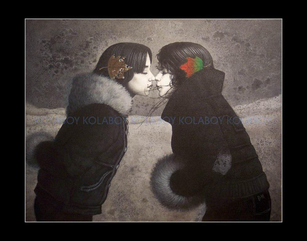 A Kiss On Sled Hilll by kolaboy