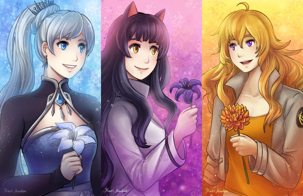 Connecting Flowers by kariavalon
