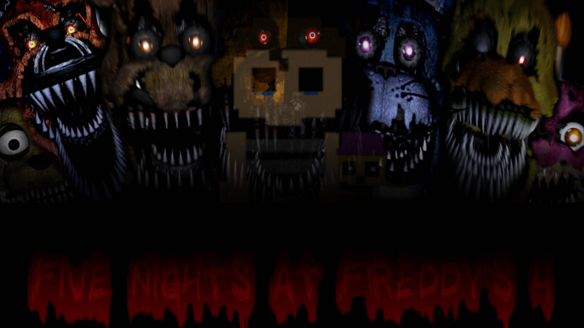 Five Nights At Freddys 4 Wallpaper By Sarahdefroggo225 On Deviantart