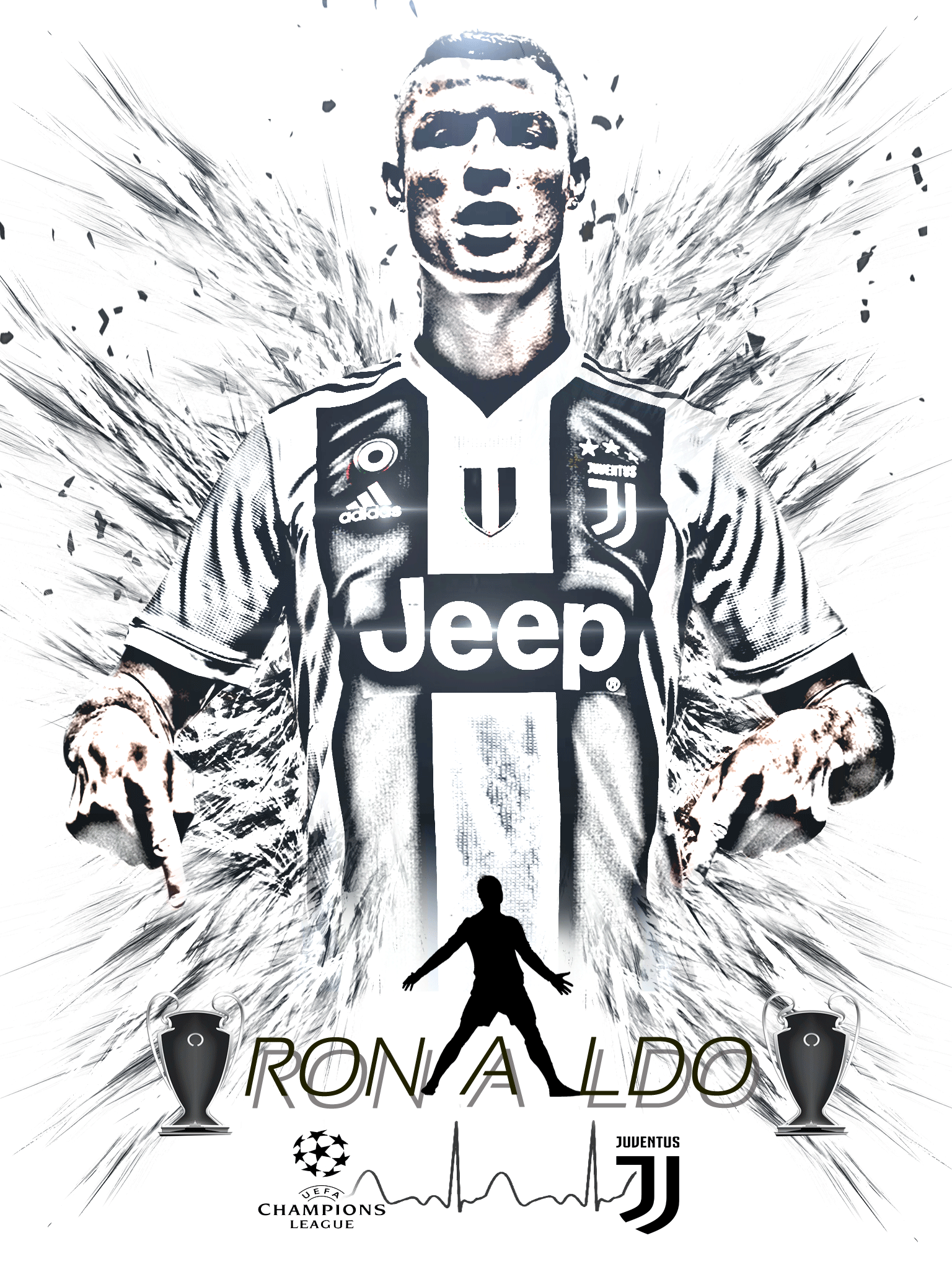 Wallpaper Ronaldo Juventus 2019 Hd Football