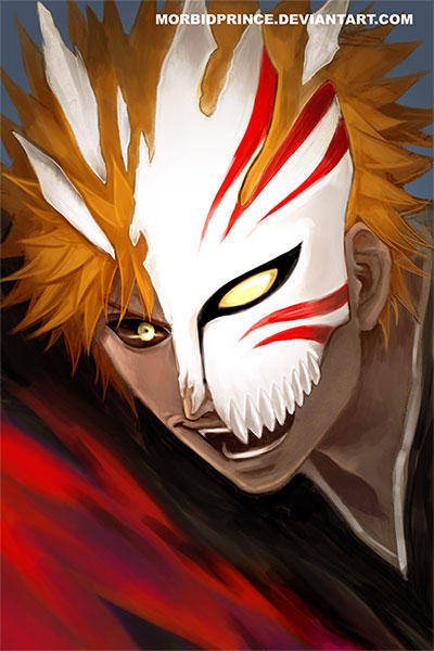 Hollow Ichigo by morbidprince