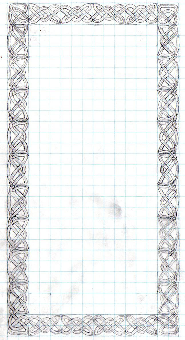 celtic knot border wip