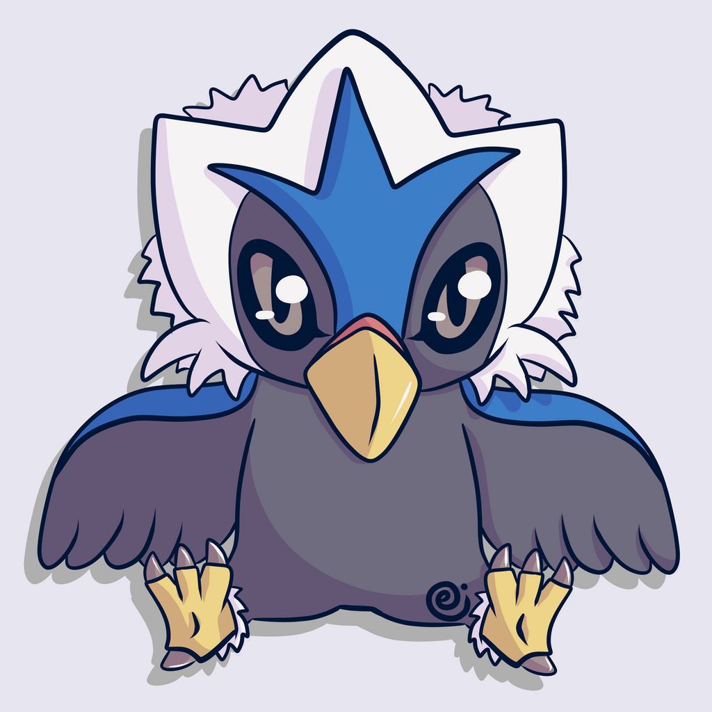 Chibi Braviary - Shiny Ver. by Eriniin