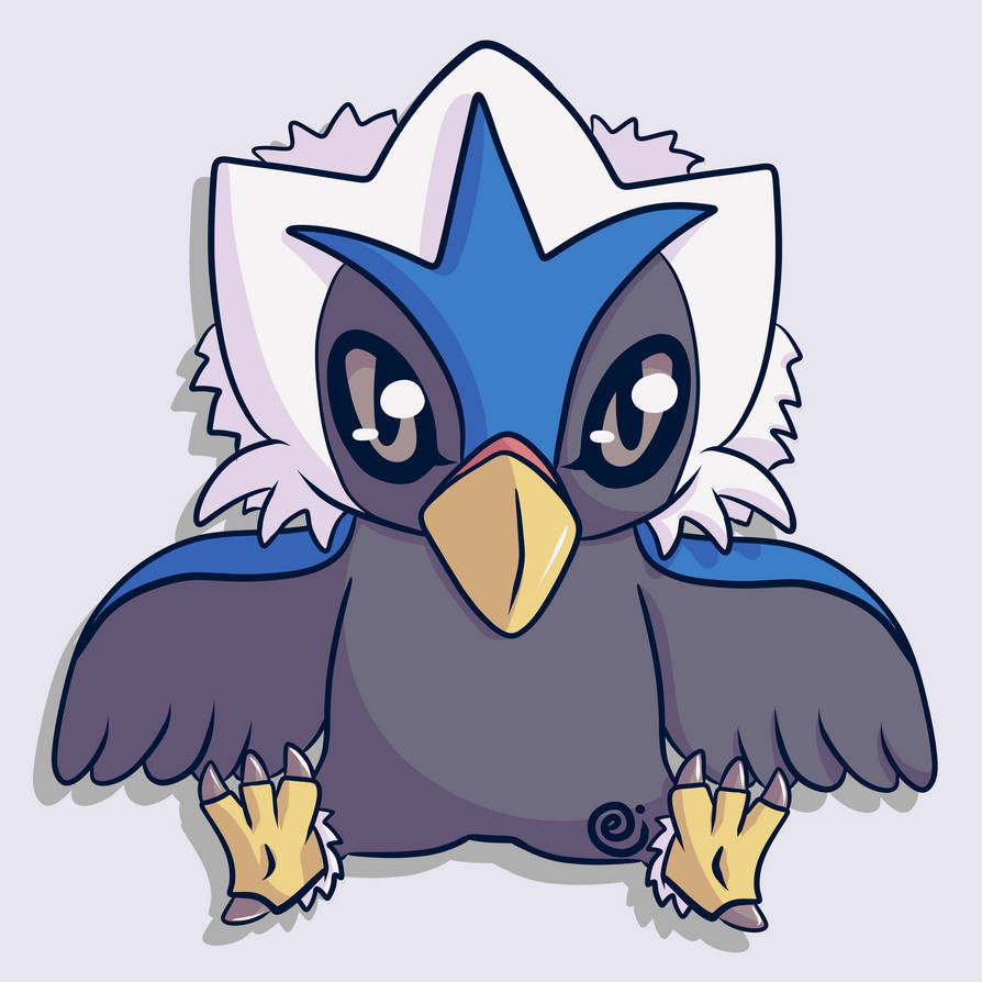 Chibi Braviary - Shiny Ver. by Eriniin