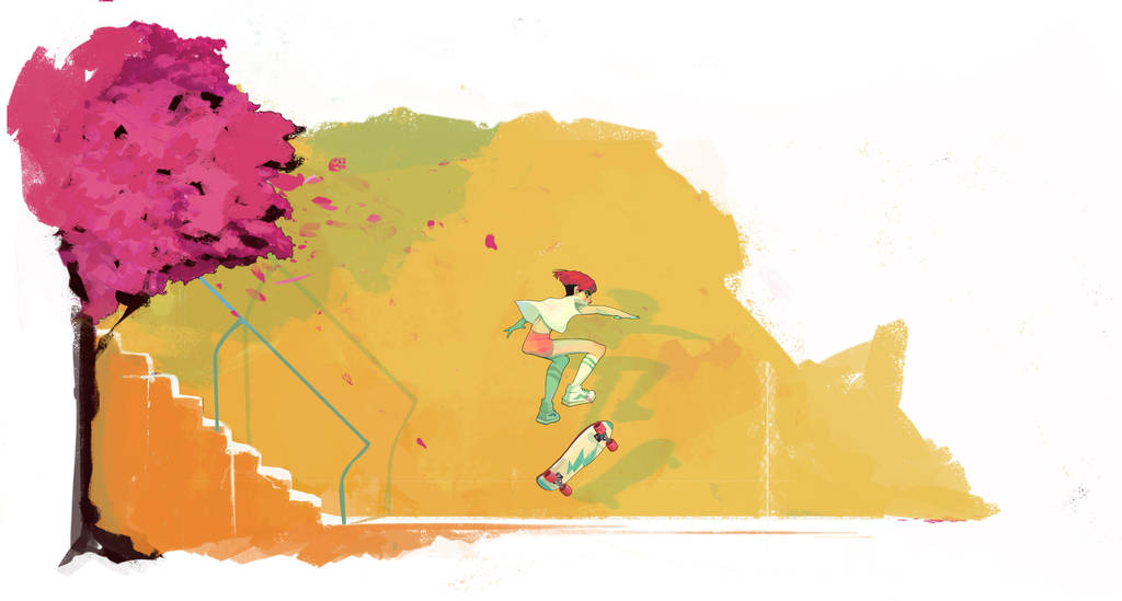 Skate Trick by Chiara-Maria