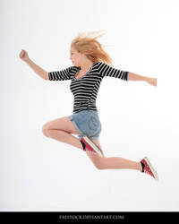 Jumping - Action Pose Reference 5 by faestock