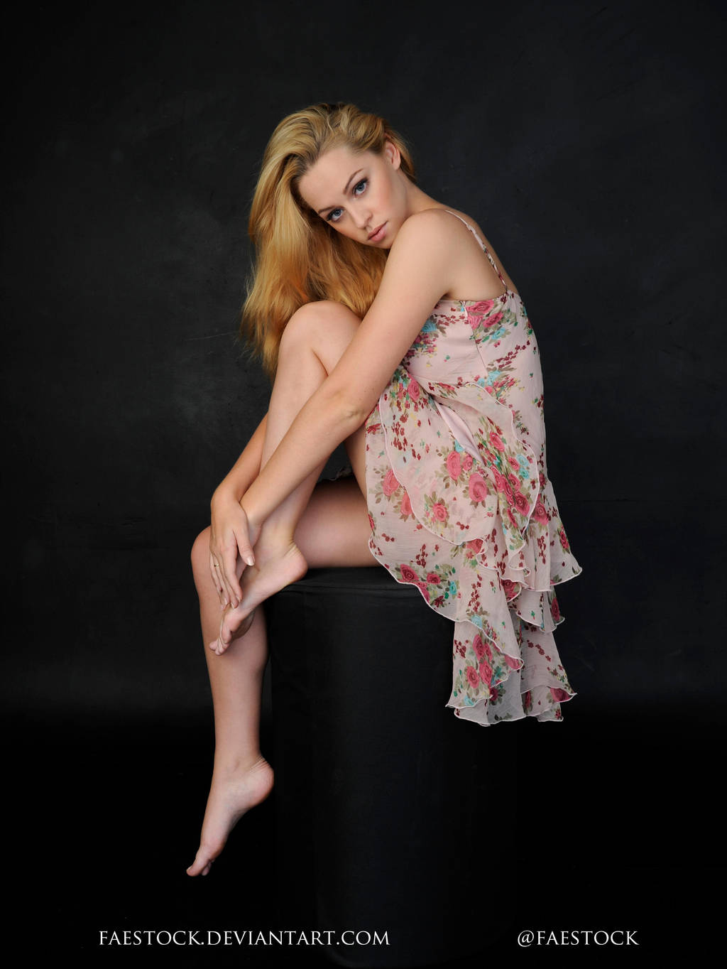 Laurel - Sitting pose reference 11 by faestock