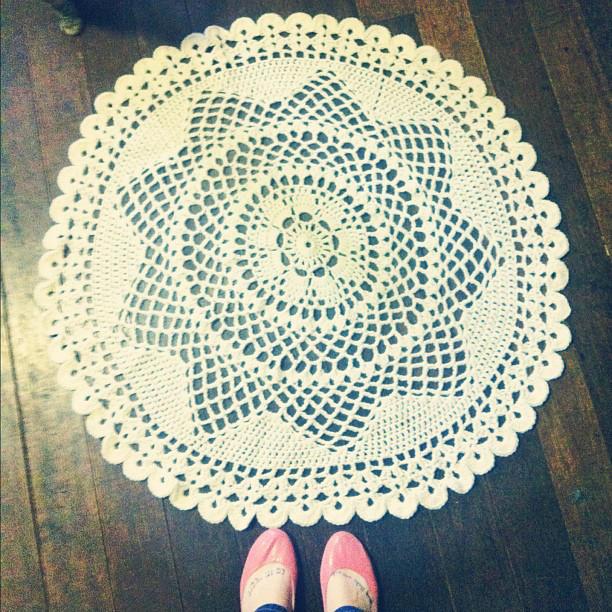 A doily blanket by restlesswillow
