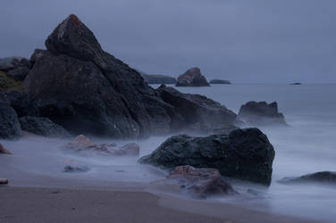 Dark beach stock by little-spacey