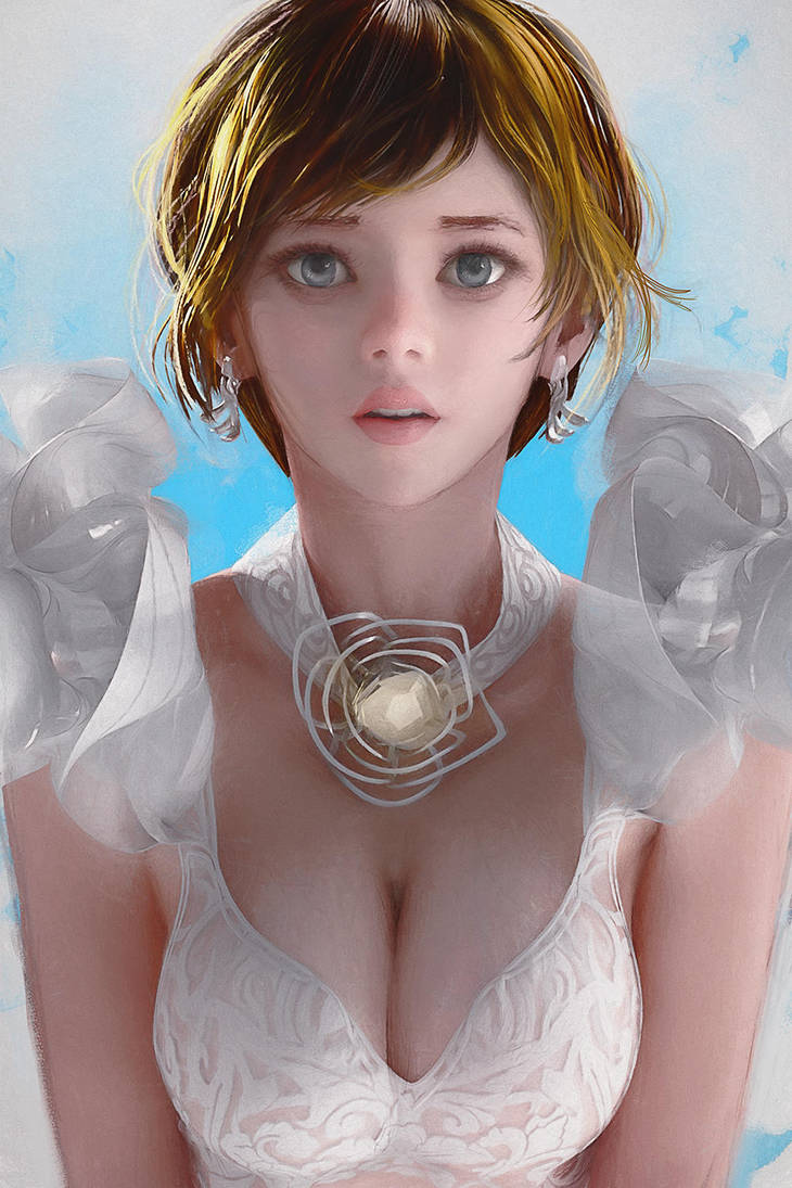 White Dress by cursedapple