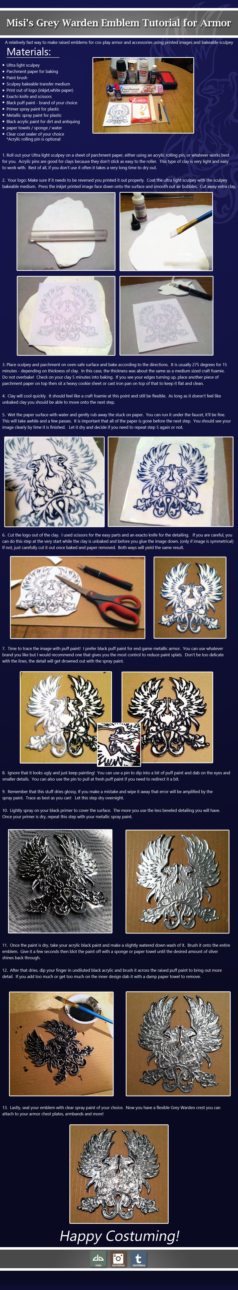 Grey Warden Emblem Tutorial by misi