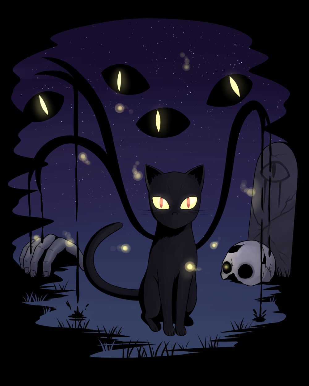 Black cat by TerminusLucis