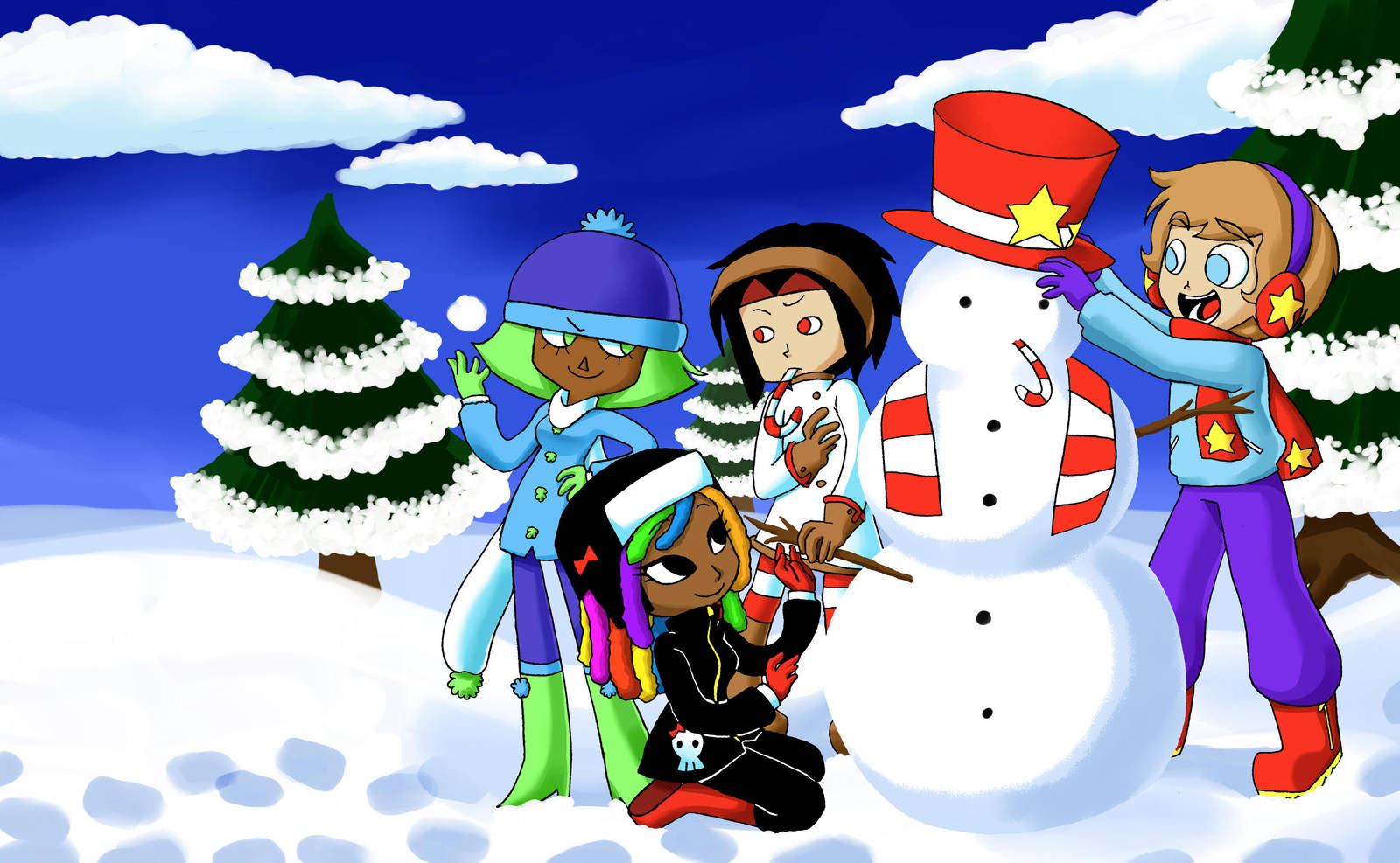GV - Snowman by Loverofpiggies