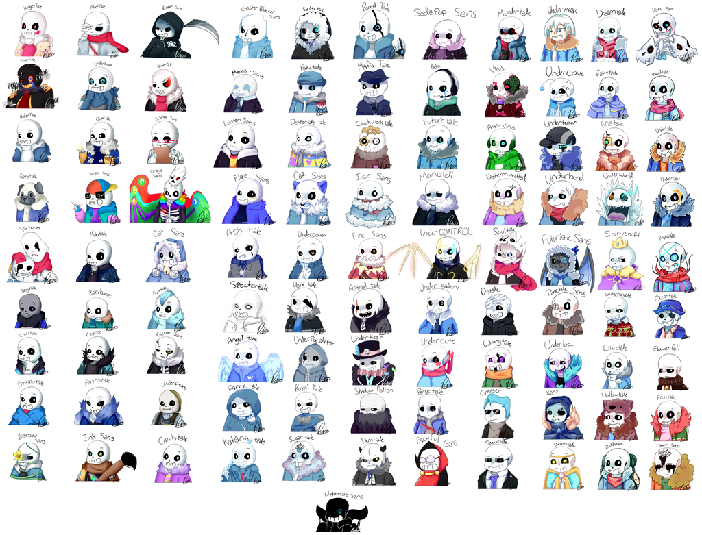 Boatload of Sans by Pudp0n