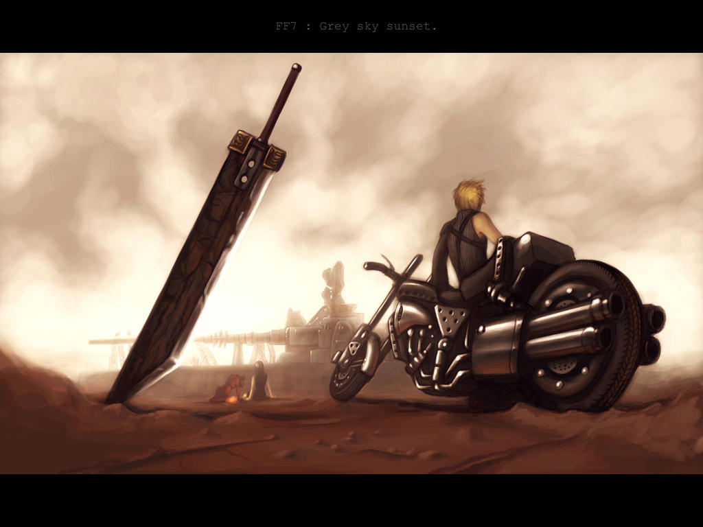 Grey Sky Sunset: wallpaper by zomby138