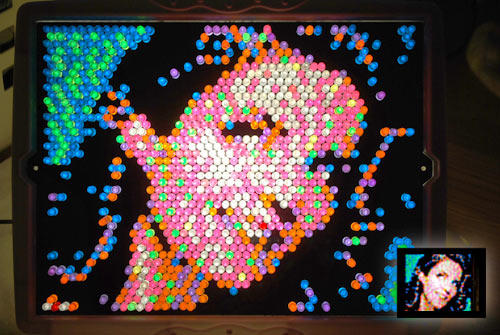 Tina Fey Lite Brite by nick15