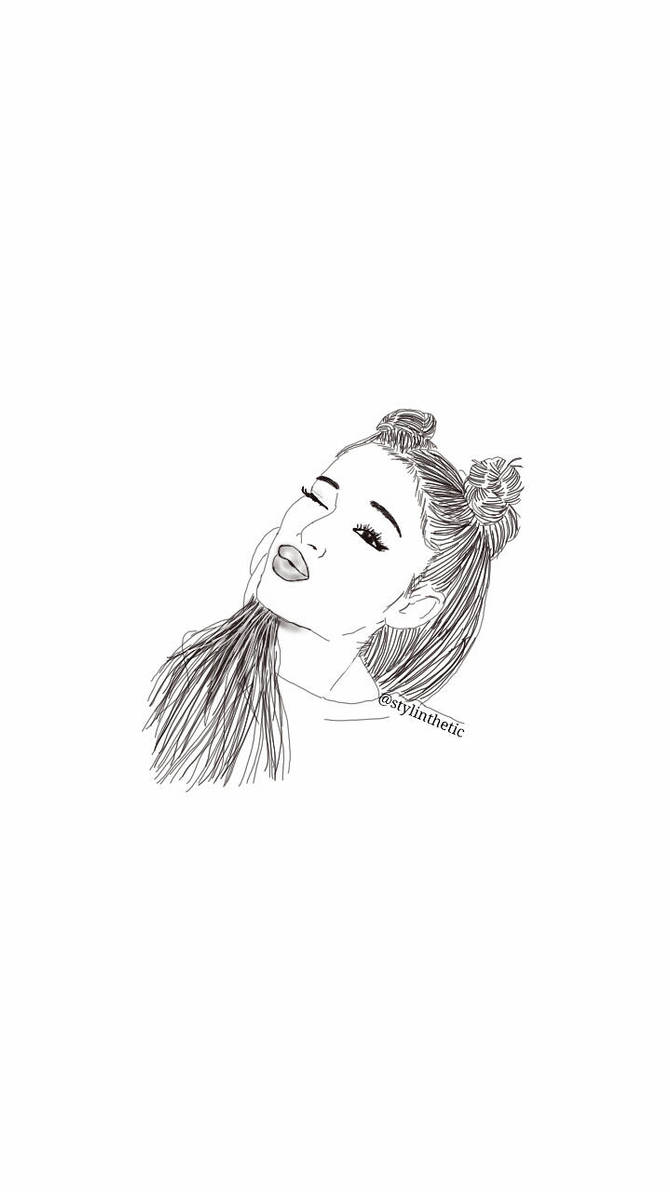 Ariana Grande Outline by Amayasanchan on DeviantArt