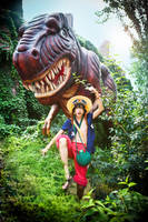 one picec-strong world-luffy by deicn911