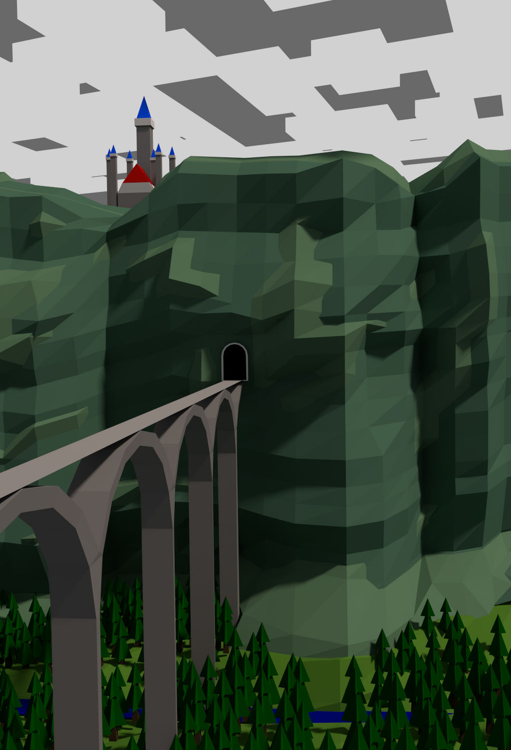 Castle on the Cliff by CzarSquid