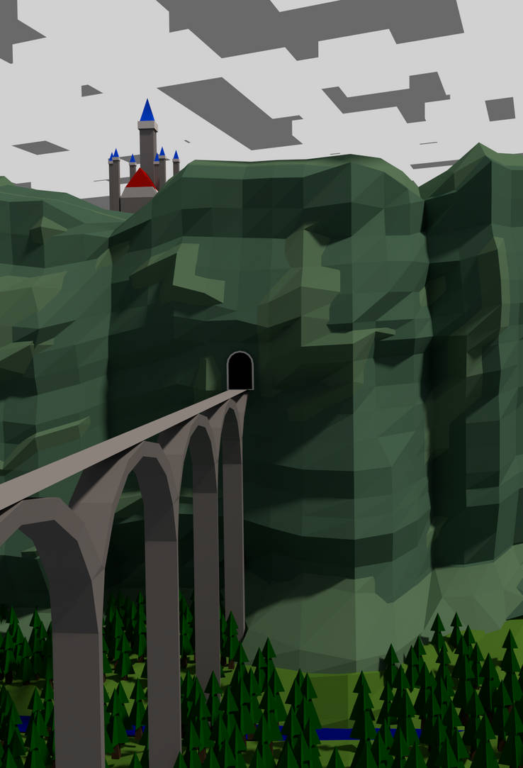 Castle on the Cliff by CzarSquid
