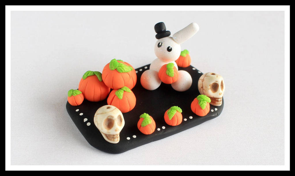 Bunny Pumpkin Patch by Shiritsu