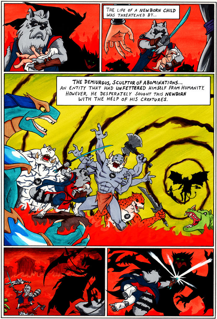 TANUKI BLADE ISSUE 003 - PAGE 2 OF 16 by Speezi