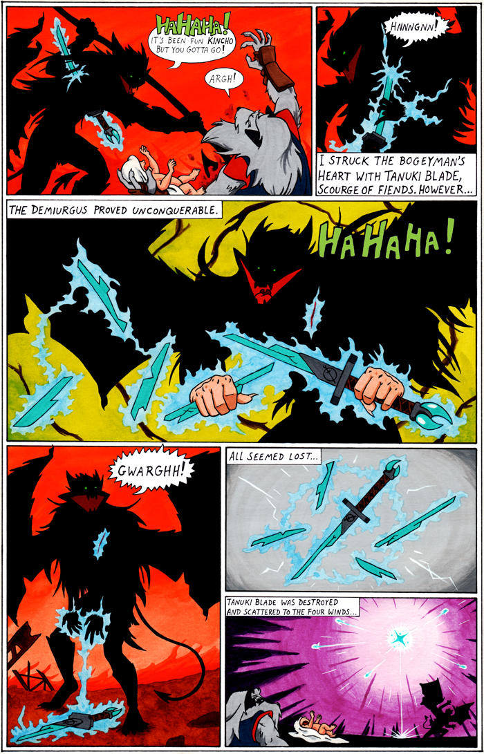 TANUKI BLADE ISSUE 003 - PAGE 3 OF 16 by Speezi