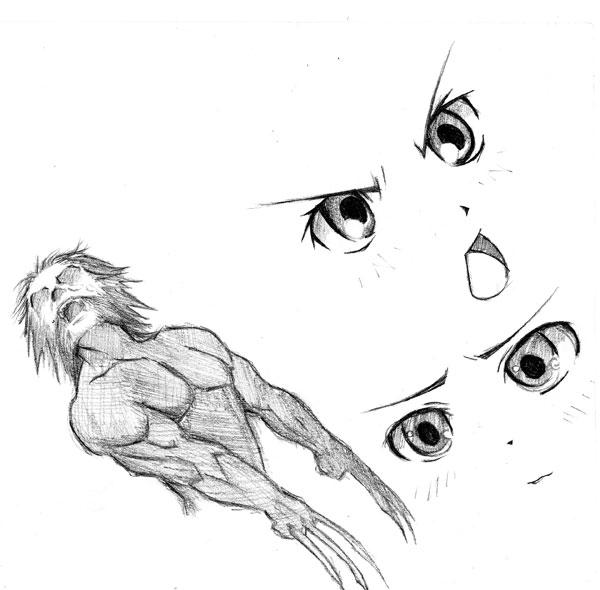 Wolverine Anime Eyes Sketch By Radicalflaw On Deviantart