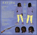 Keyona Reference Sheet by AlfaFilly