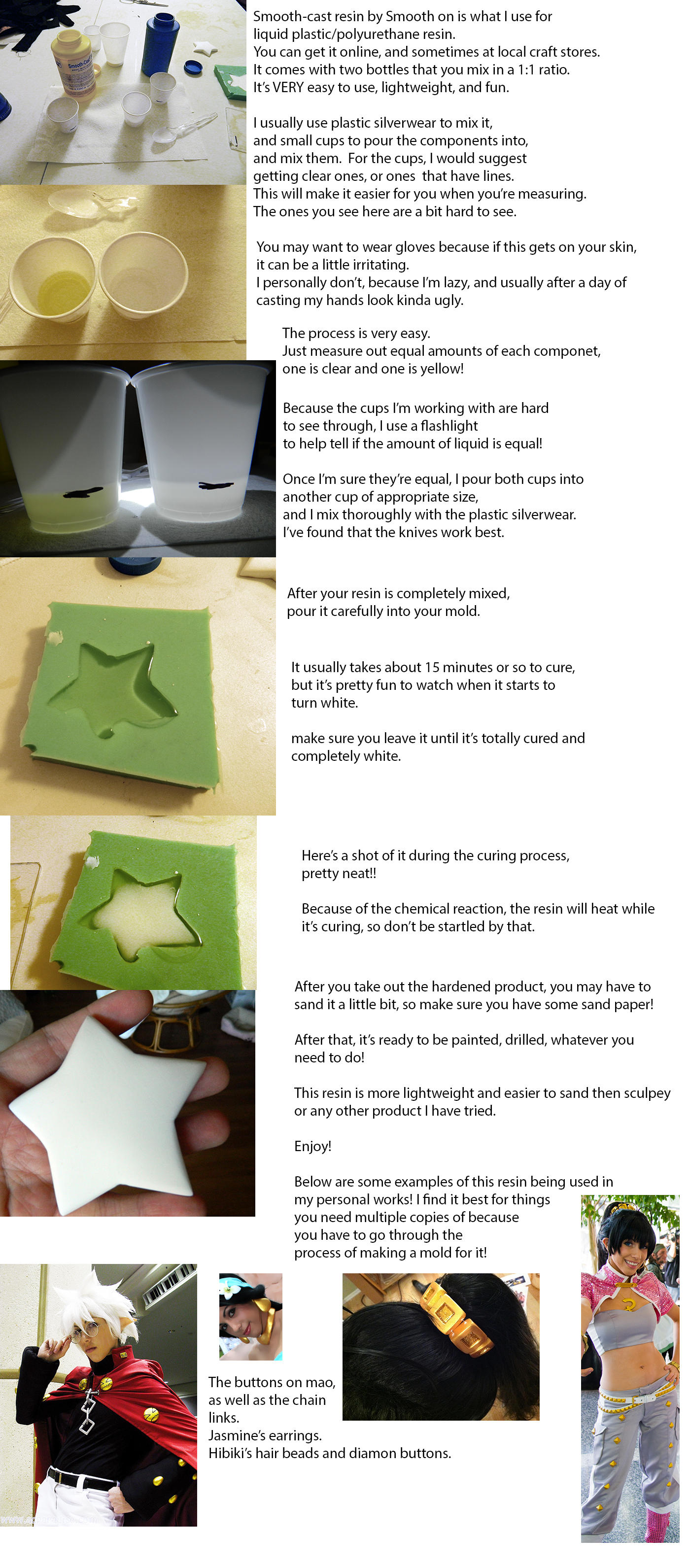 Liquid plastic (resin) tutorial by IchigoKitty
