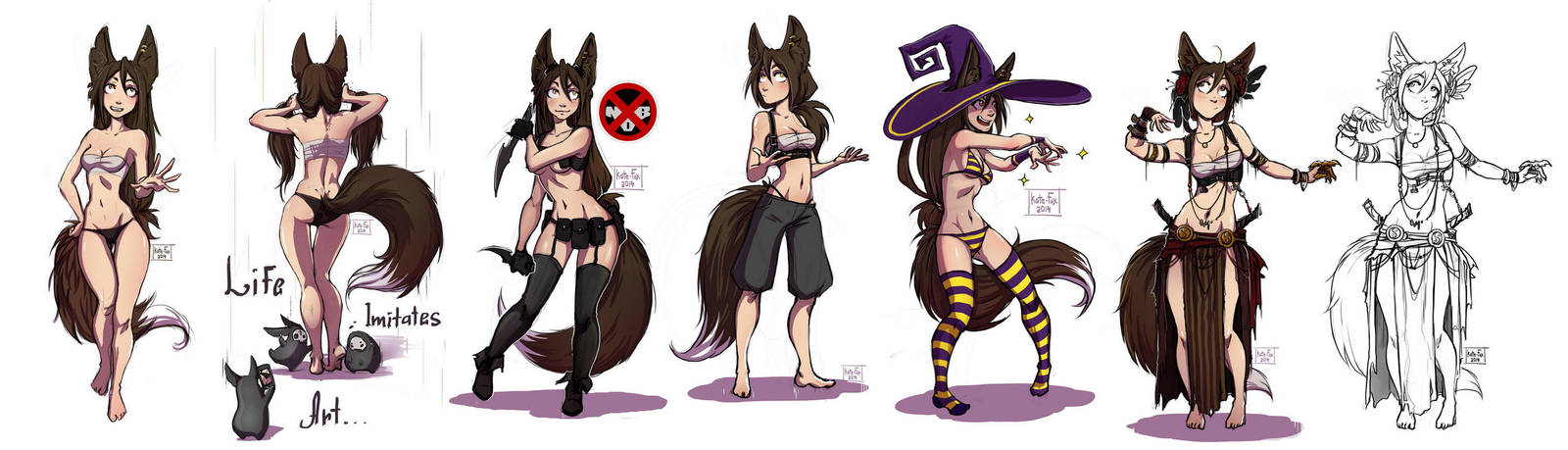 Doodle fox by Kate-FoX Doodle fox by Kate-FoX