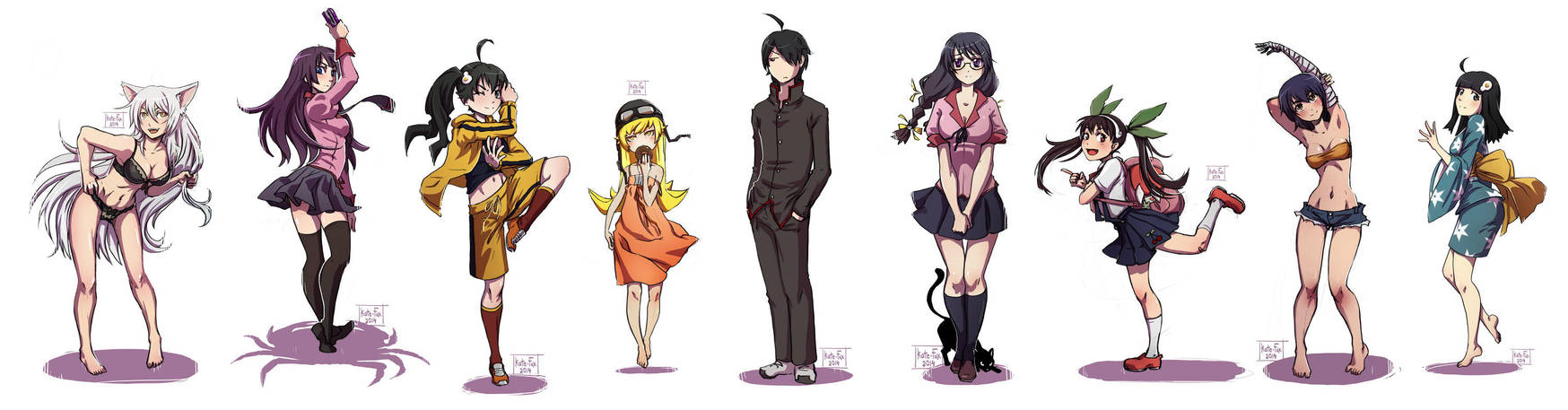 Bakemonogatari dump by Kate-FoX Bakemonogatari dump by Kate-FoX