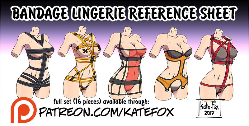 Bandage lingerie set by Kate-FoX