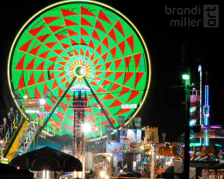 The Ferris Wheel by brandimillerart