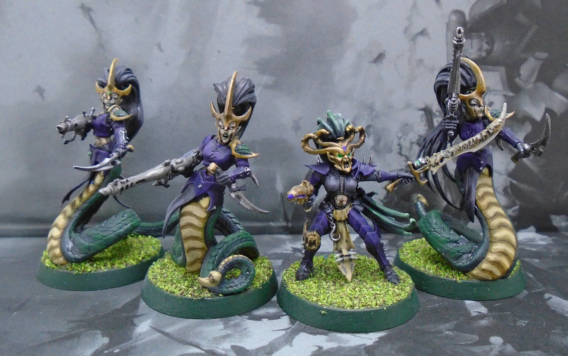 Drukhari Reboot Archon Ophidia And Bodyguard By Majere613 On Deviantart