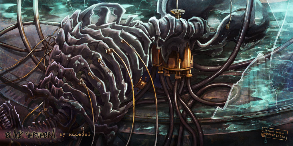 The BLACK VERTEBRA is my new project! by RudeOwl The BLACK VERTEBRA is my new project! by RudeOwl