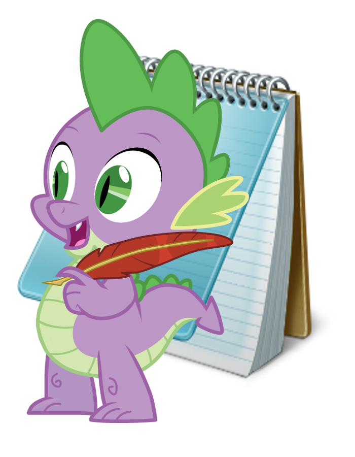Spike Note Pad Icon by LovelyNeko-MeE0w