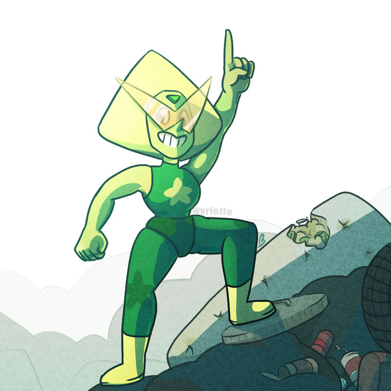 "Do you know who the hell I am!?"  At least Peridot made it past her eight episode (My boyfriend really want me to draw her a cape... should I?)