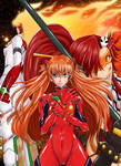 Eva,Gunbuster,Gurren Lagann by lolicon2015