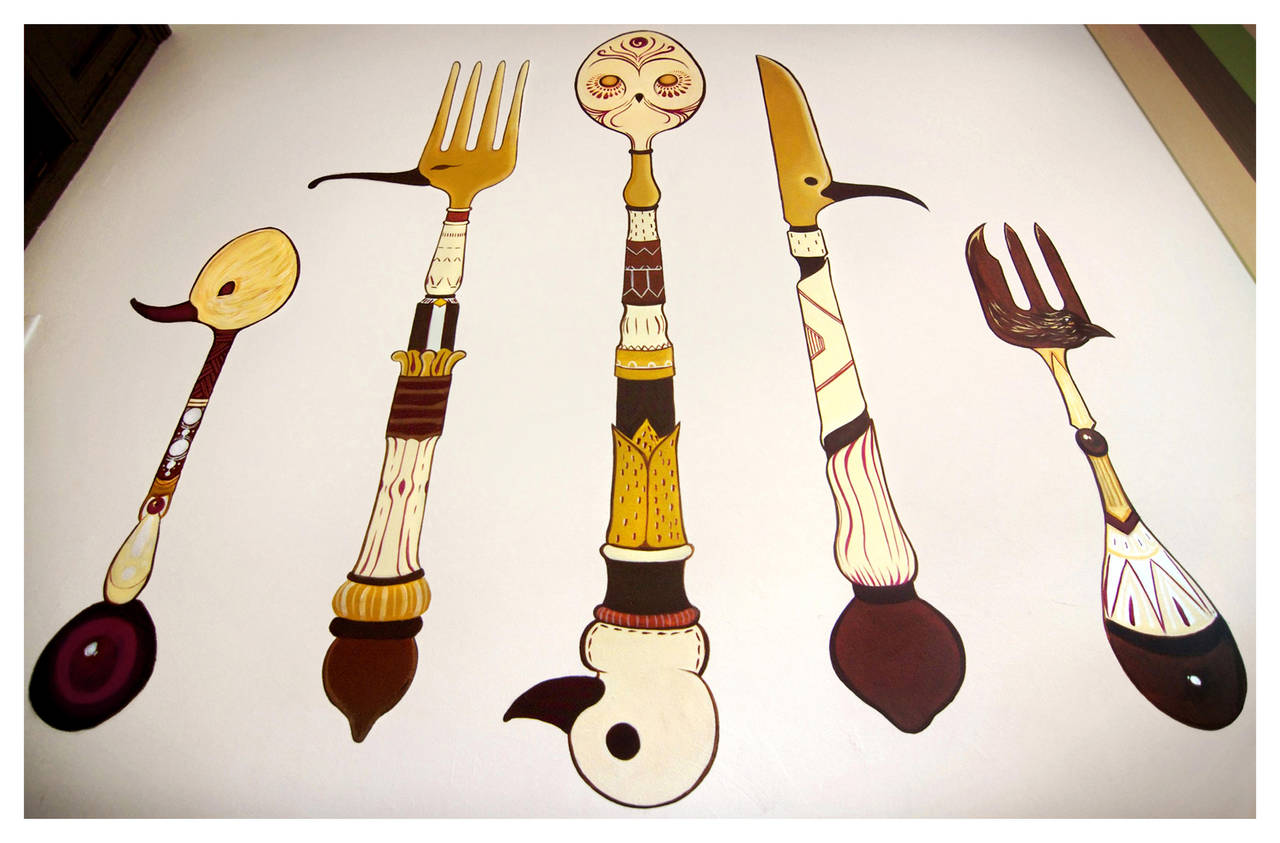 Bird Cutlery by Simanion