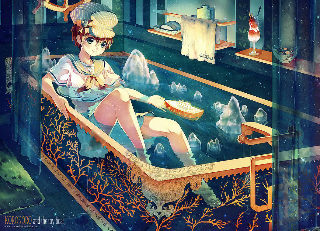 Korokoro and the Toy Boat by Kaze-Hime